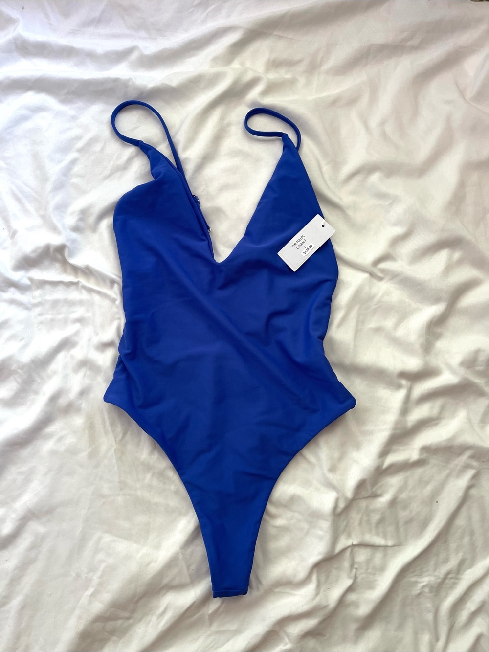 Hawaii Swim Collective Blue One-Piece Swimsuit - Classic V-Neck NWT